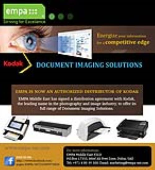 EMPA SIGNS AS REGIONAL DISTRIBUTOR FOR KODAK