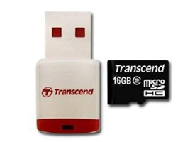 TRANSCEND-MicroSDHC Class 10 with P3 Card Reader